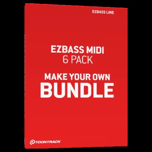 Toontrack Bass MIDI 6  Pack (Choice of Any) for EZbass